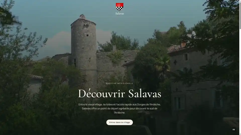 Aperçu du projet Découvrir Salavas