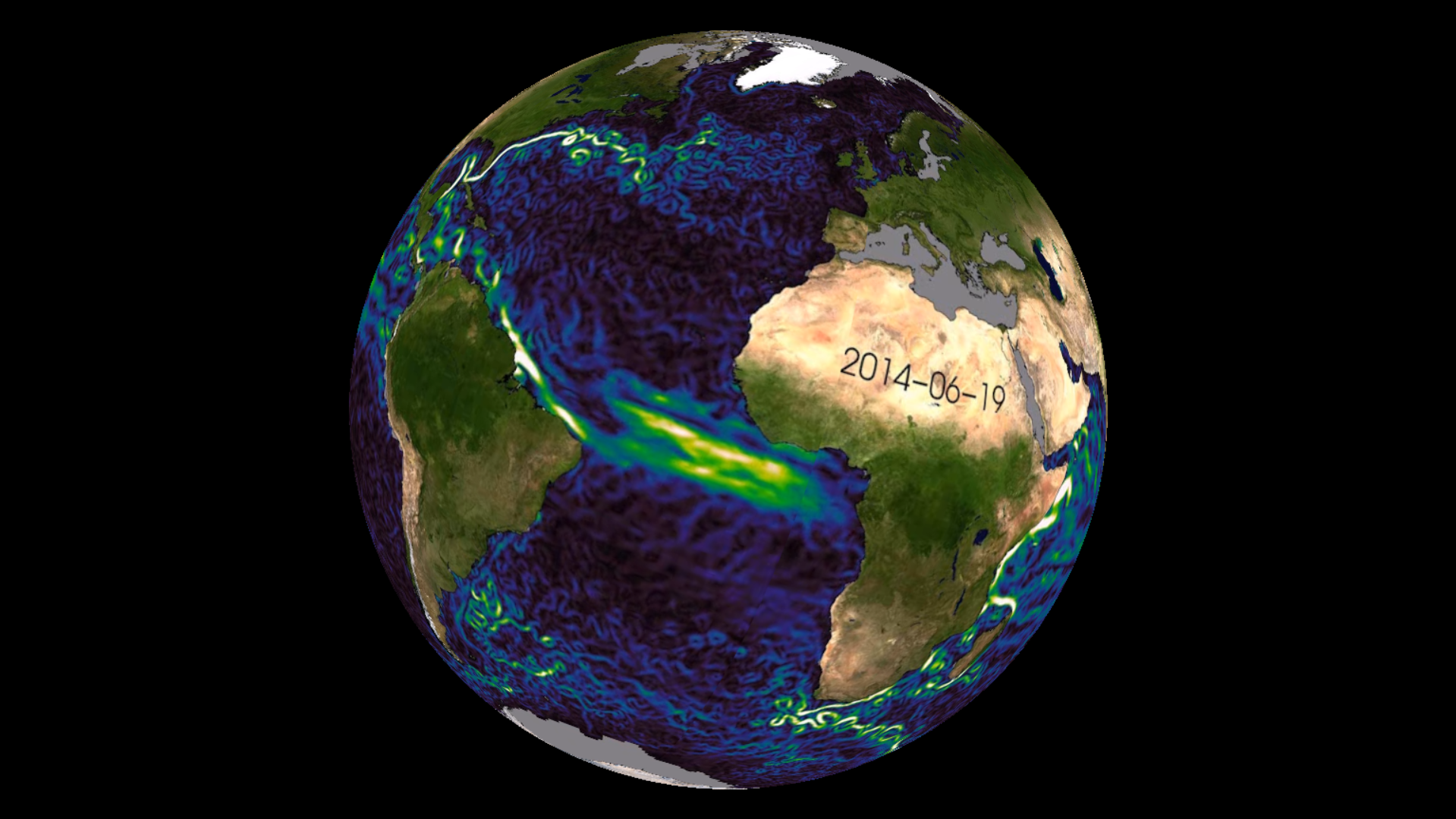 Placeholder photo du globe projeté