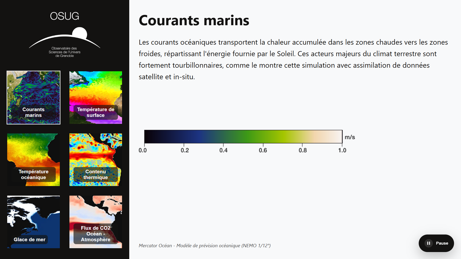 Aperçu du projet Espace Museo de l'OSUG (CNRS)