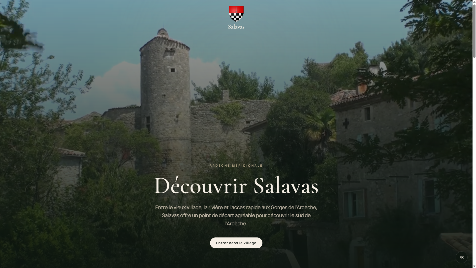 Aperçu du projet Découvrir Salavas
